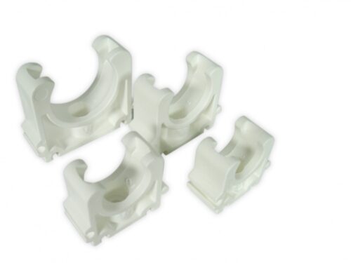 pvc pipe clamp Ø 20mm white